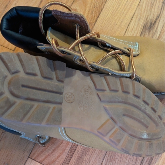 Outback Rugged Women's Camel Leather Ankle Boots 7.5W - Picture 5 of 6